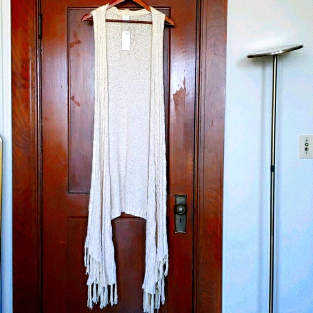 Longline Knit Vest